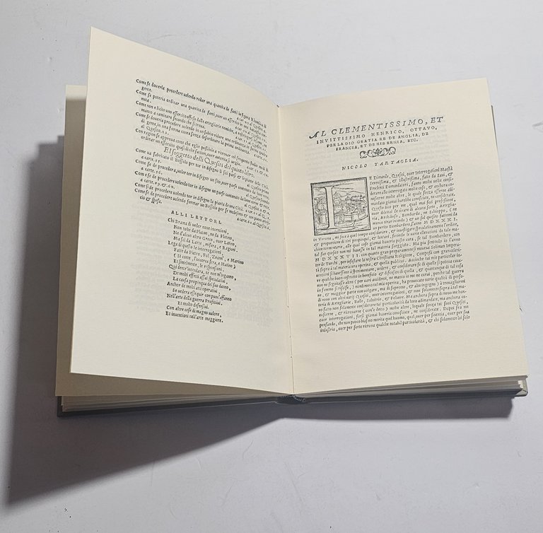 Niccolò Tartaglia Quesiti et Inventioni Diverse facsimile 1554 Brescia cofanetto | Immagine Gallery 4