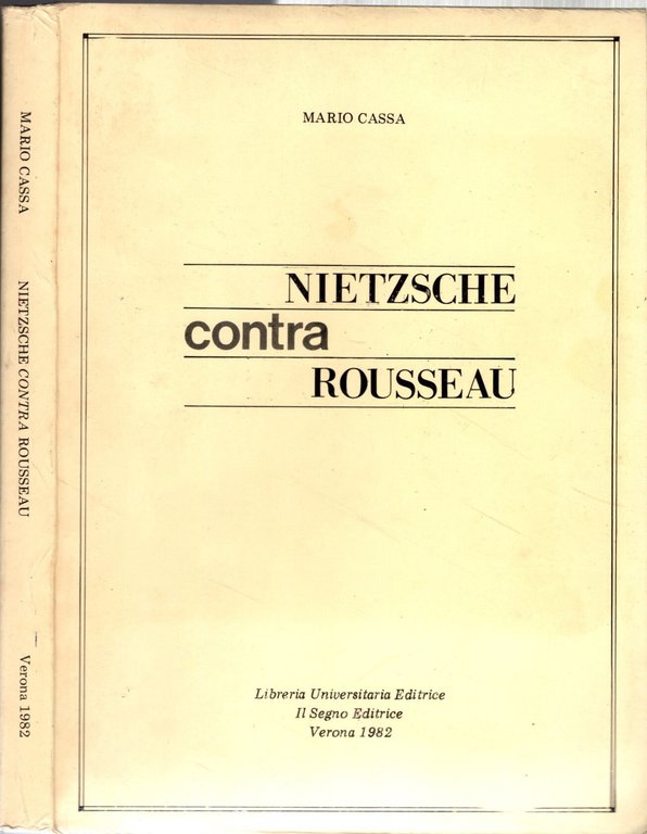 Nietzsche Contra Rousseau**