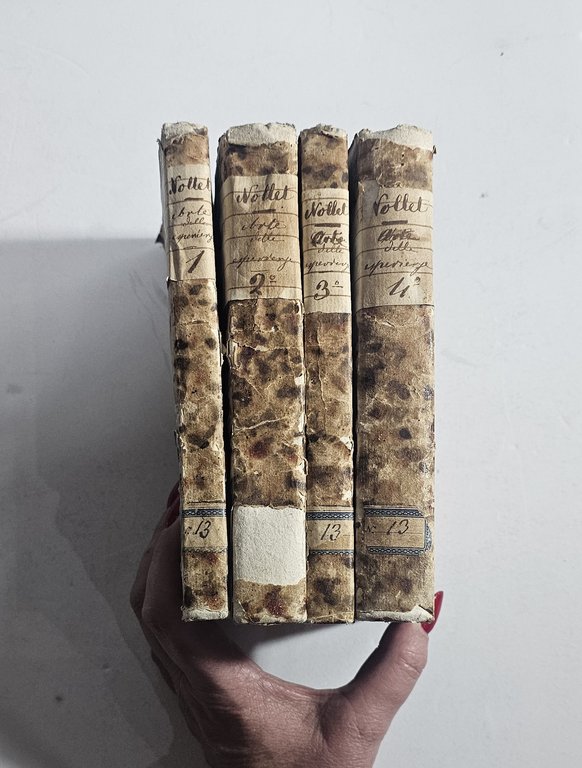 Nollet, Abate – L’Arte delle Esperienze. Venezia, 1783. 4 voll. | Immagine Gallery 4