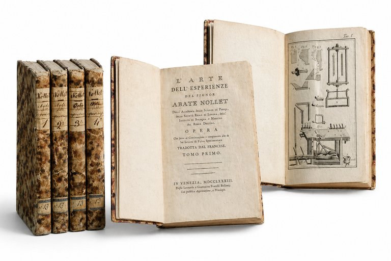 Nollet, Abate – L’Arte delle Esperienze. Venezia, 1783. 4 voll. | Immagine Gallery 5