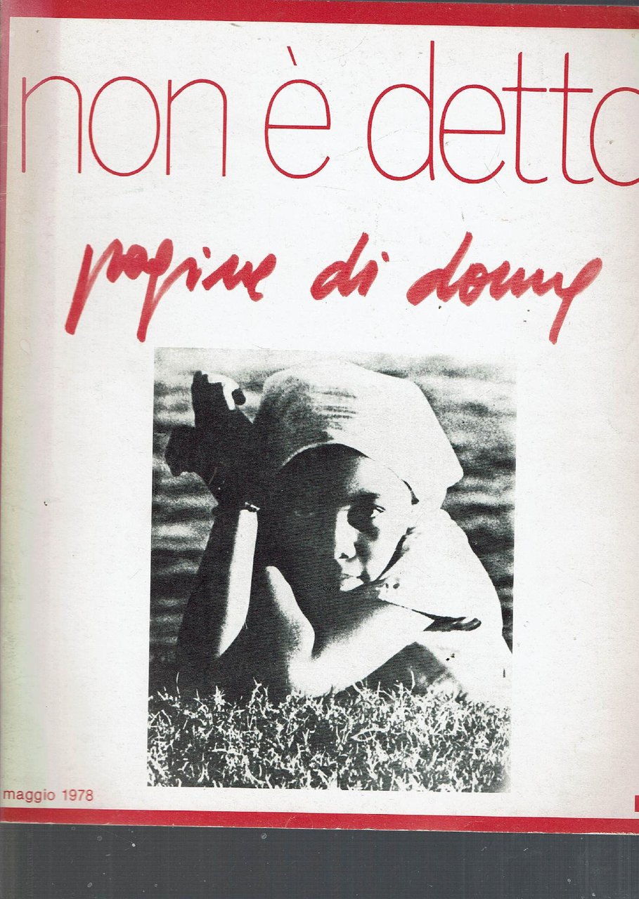 NON E' DETTO PAGINE DI DONNE - MAGGIO 1978