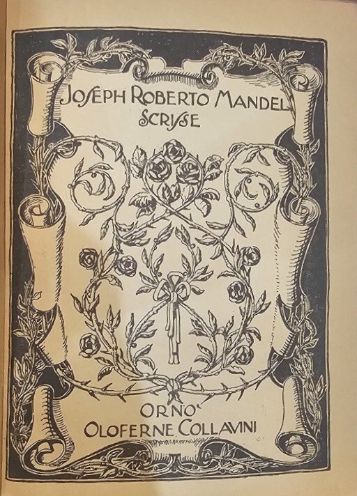 Nostalgie di Joseph Roberto Mandel Ed. Fiorita Venezia Anno 1921