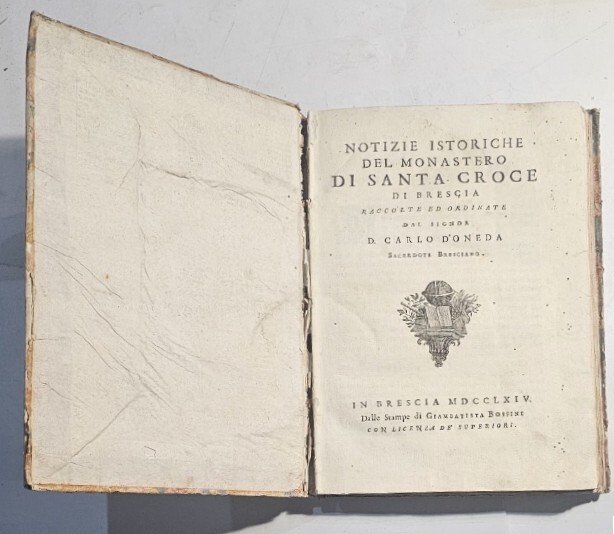 Notizie istoriche del monastero di santa Croce di Brescia raccolte … | Immagine Gallery 1