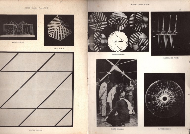 Nuove ricerche visive in Italia presentazione di Giorgio Kaisserlian