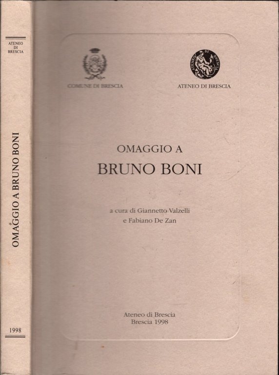 OMAGGIO A BRUNO BONI