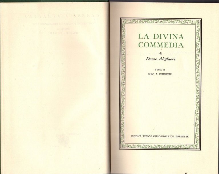 Opere. La Divina Commedia (Vol. 1)