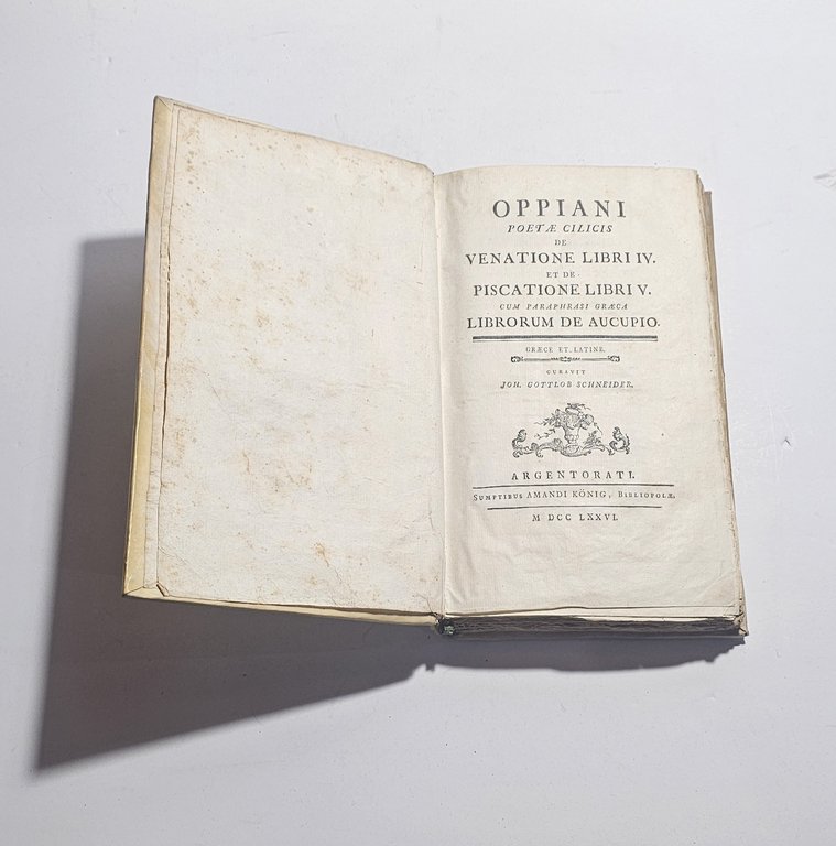 Oppiani Poetae Cilicis De Venatione Libri IV De Piscatione Libri … | Immagine Gallery 7