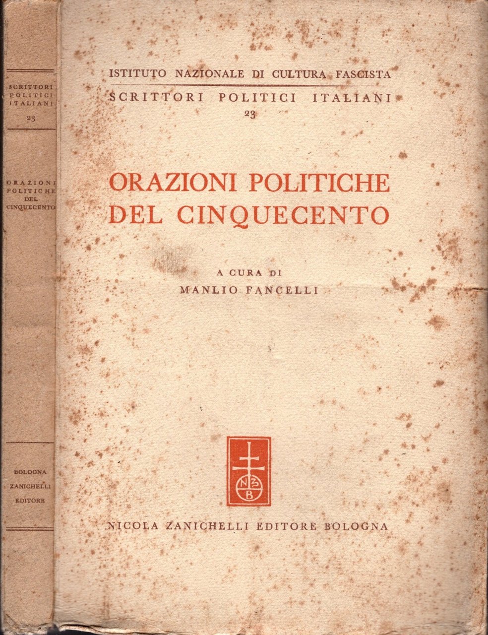Orazioni politiche del cinquecento a cura di Manlio Fancelli