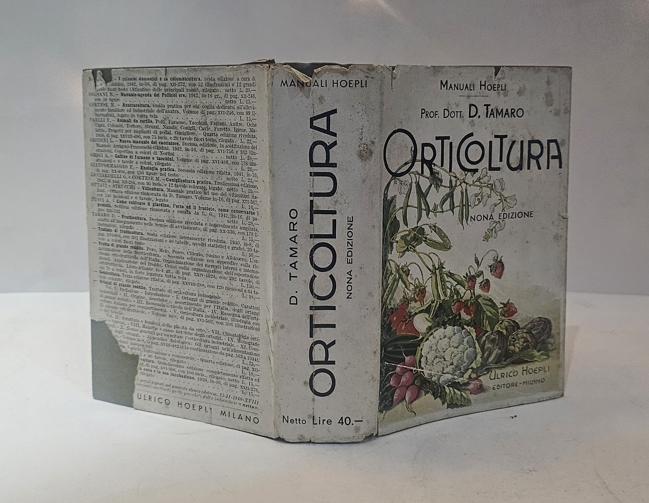 Orticoltura – D. Tamaro | Manuali Hoepli | Nona edizione | Immagine principale