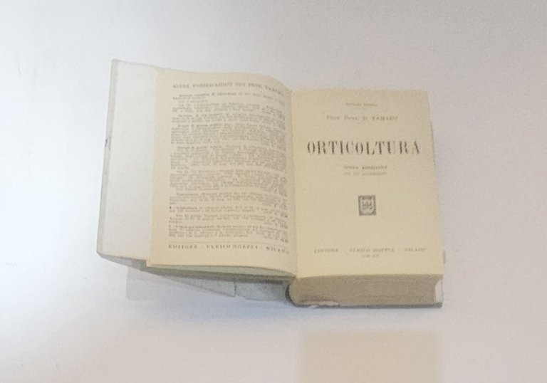 Orticoltura – D. Tamaro | Manuali Hoepli | Nona edizione | Immagine Gallery 4