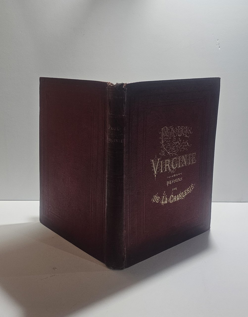 Paul et Virginie libro antico illustrato Lemerre De La Charlerie … | Immagine principale