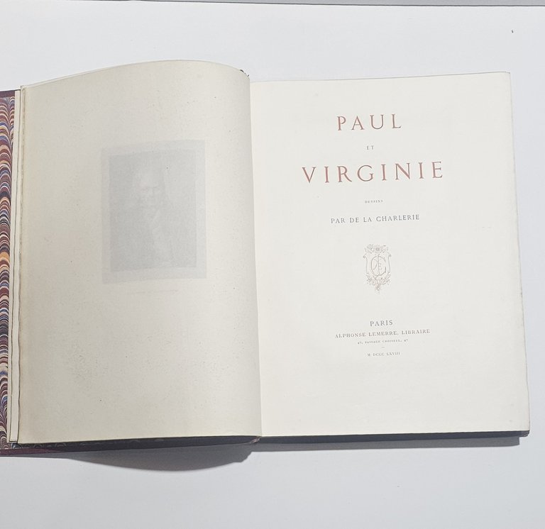 Paul et Virginie libro antico illustrato Lemerre De La Charlerie … | Immagine Gallery 4