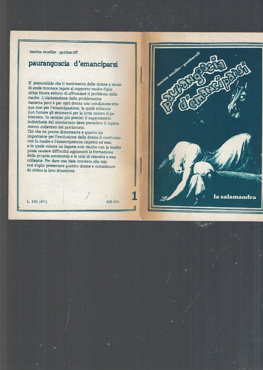 paurangoscia d'emanciparsi