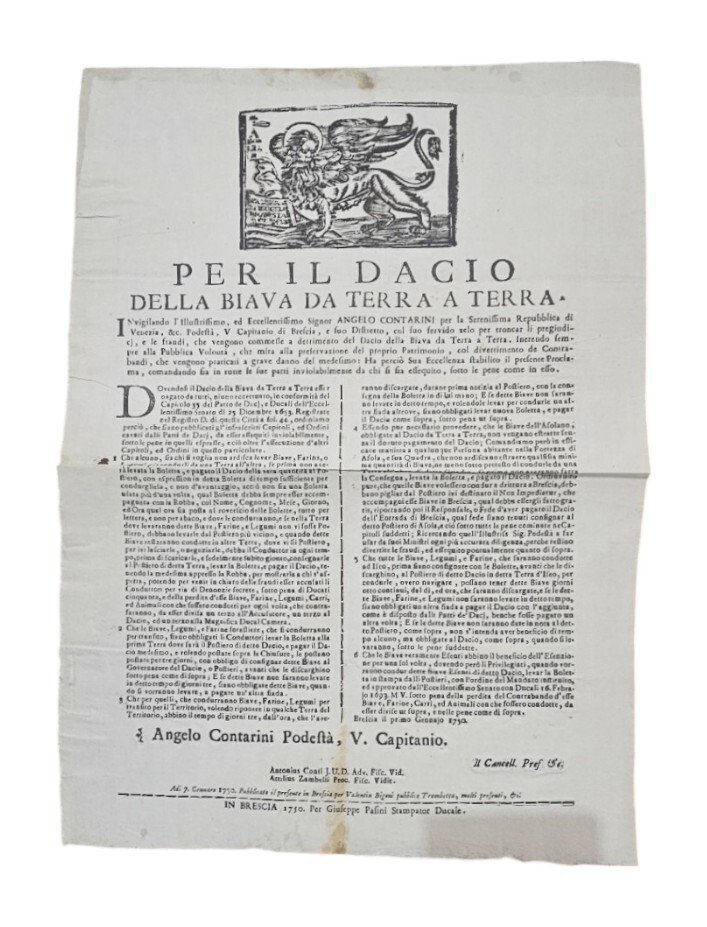 Per Il Dacio Della Biava Da Terra A Terra (Documento …