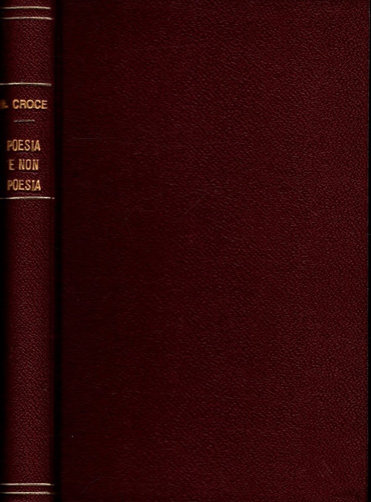 POESIA E NON POESIA NOTE SULLA LETTERATURA EUROPEA DEL SECOLO …