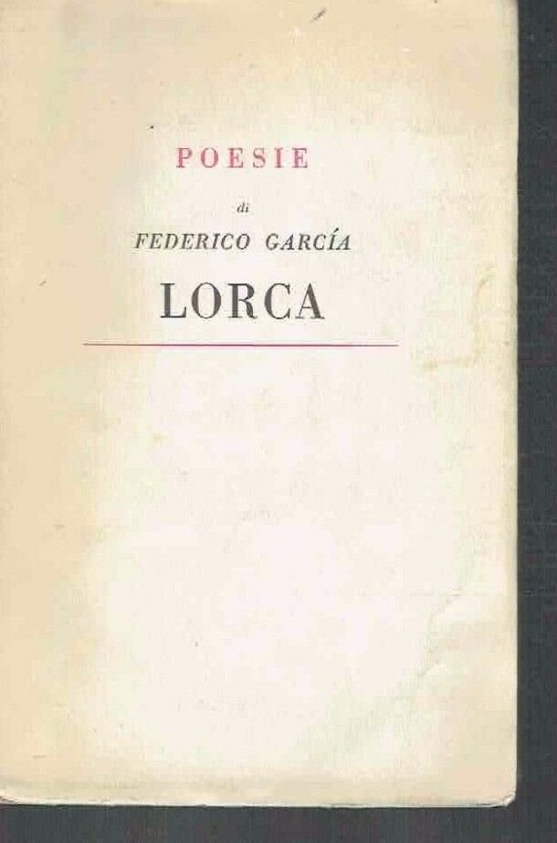 POESIE DI FEDERICO GARCIA LORCA**