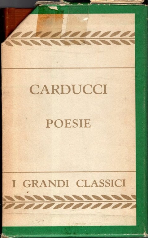 POESIE DUE VOLUMI - CARDUCCI