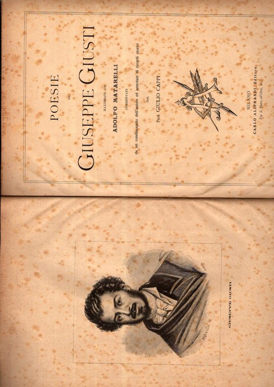 POESIE illustrate da Adolfo Matarelli commentate da un condiscepolo dell\'autore …