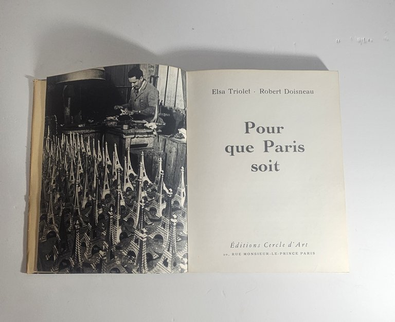 Doisneau Pour que Paris soit fotografia Parigi libro vintage fotografico | Immagine Gallery 3
