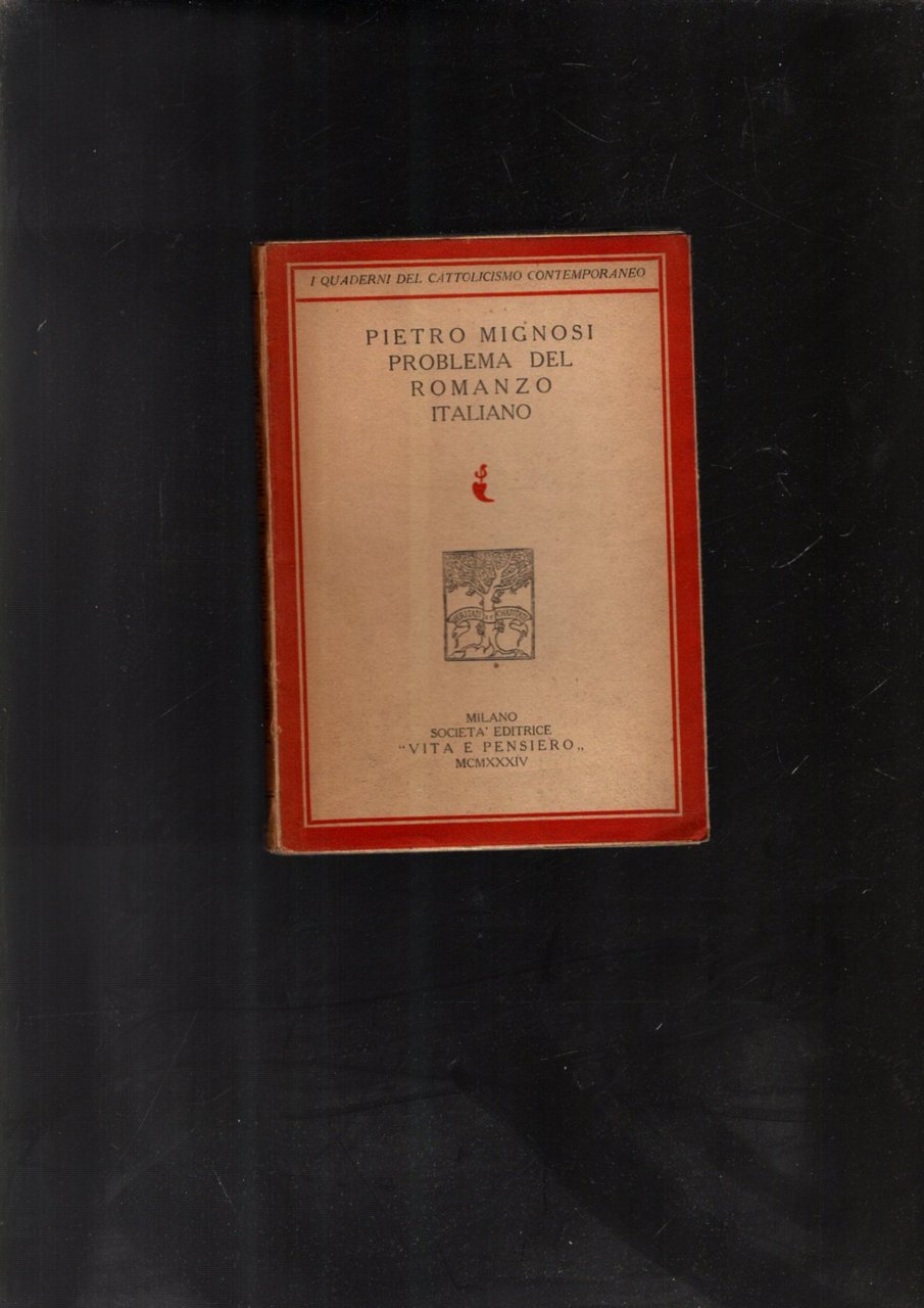 Problema del romanzo italiano