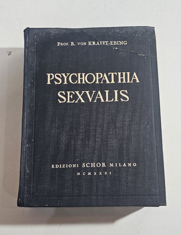 Psychopathia Sexualis Krafft Ebing Libro Antico 1931 Psichiatria Raro | Immagine Gallery 3