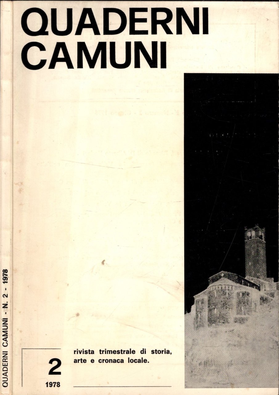 QUADERNI CAMONI ANNO I - NUMERO 2 - GIUGNO 1978