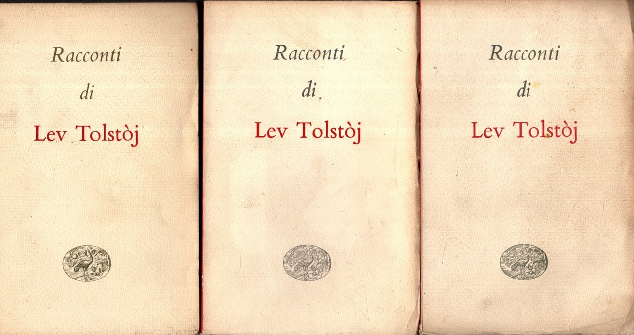 RACCONTI DI LEV TOLSTOJ 3 VOL.
