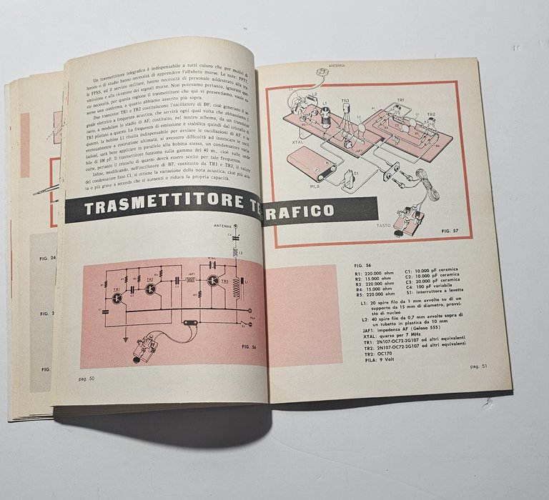 Radiotelefoni a Transistor Manuale Tecnico Walkie Talkie Radio Epoca | Immagine Gallery 4
