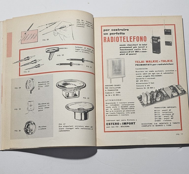 Radiotelefoni a Transistor Manuale Tecnico Walkie Talkie Radio Epoca | Immagine Gallery 5