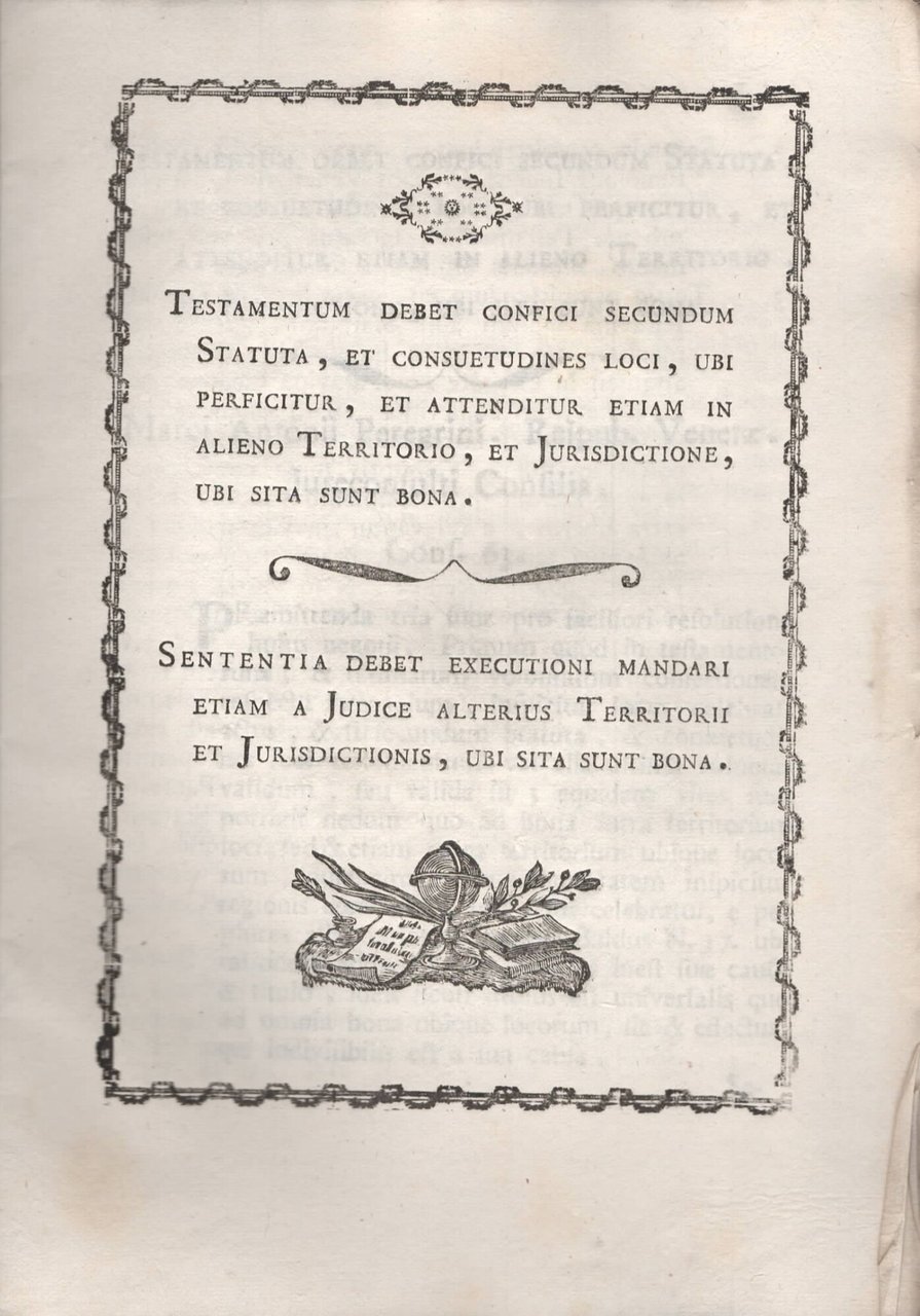 Regole per la stesura dei testamenti copertina in carta Varese
