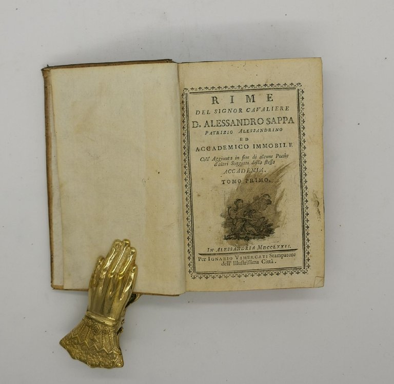 RIME DEL SIGNOR CAVALIERE D. ALESSANDRO SAPPA 2 TOMI IN …