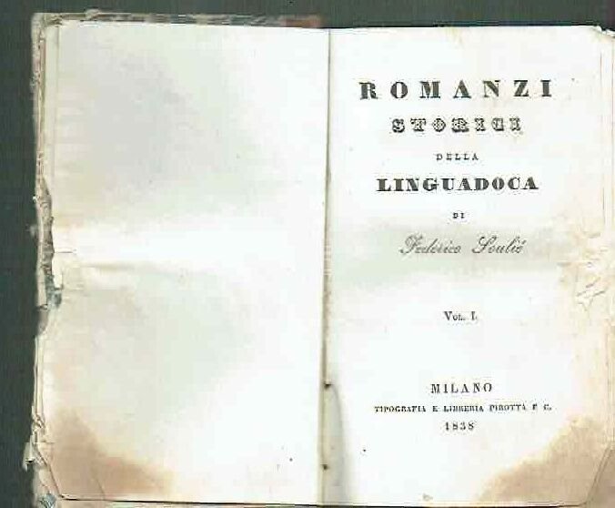 ROMANZI STORICI 2 VOLUMI IN UNICO TOMO - 1838