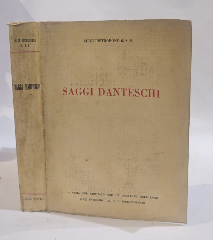 Saggi danteschi di Luigi Pietrobono | Immagine Gallery 2