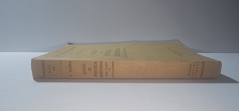 Saggi Di Poetica Moderna Di Francesco Flora Dal Tasso Al … | Immagine Gallery 2