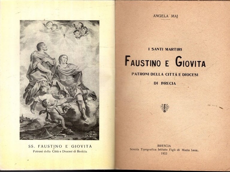 SANTI MARTIRI FAUSTINO E GIOVITA PATRONI DELLA CITTA' E DIOCESI …