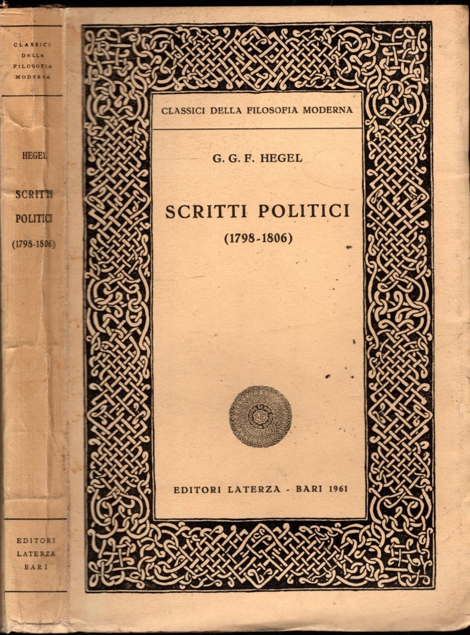 SCRITTI POLITICI (1798-1806)