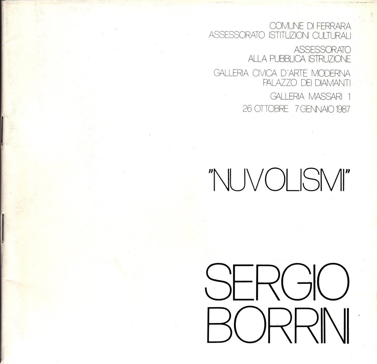 Sergio Borrini - "Nuvolismi"