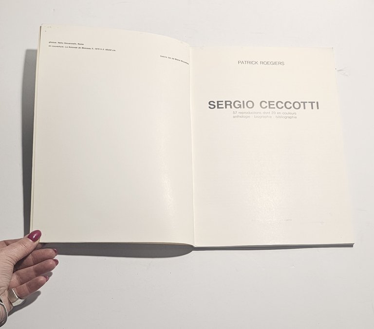 Sergio Ceccotti catalogo mostra fotografia arte contemporanea Galerie Jan De … | Immagine Gallery 2