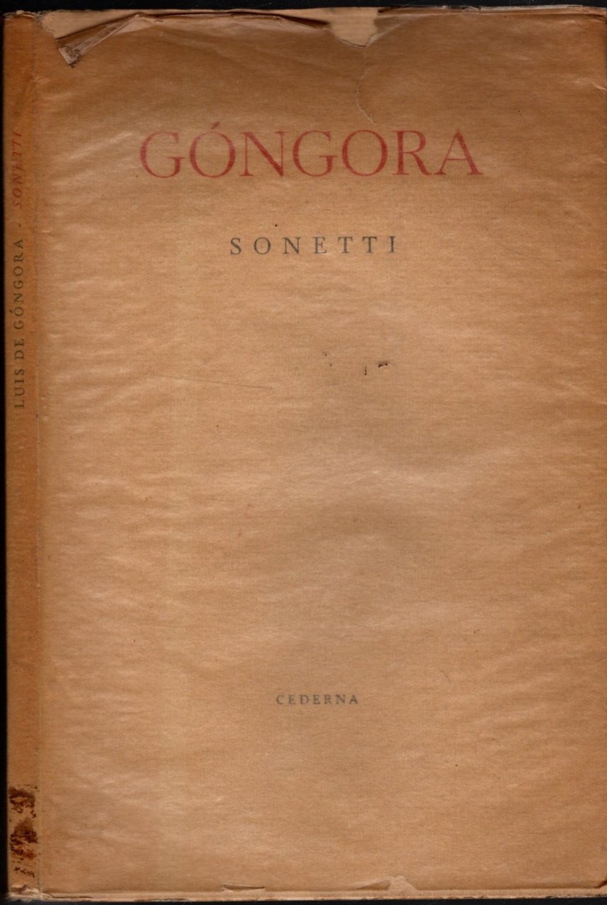 SONETTI / GONGORA