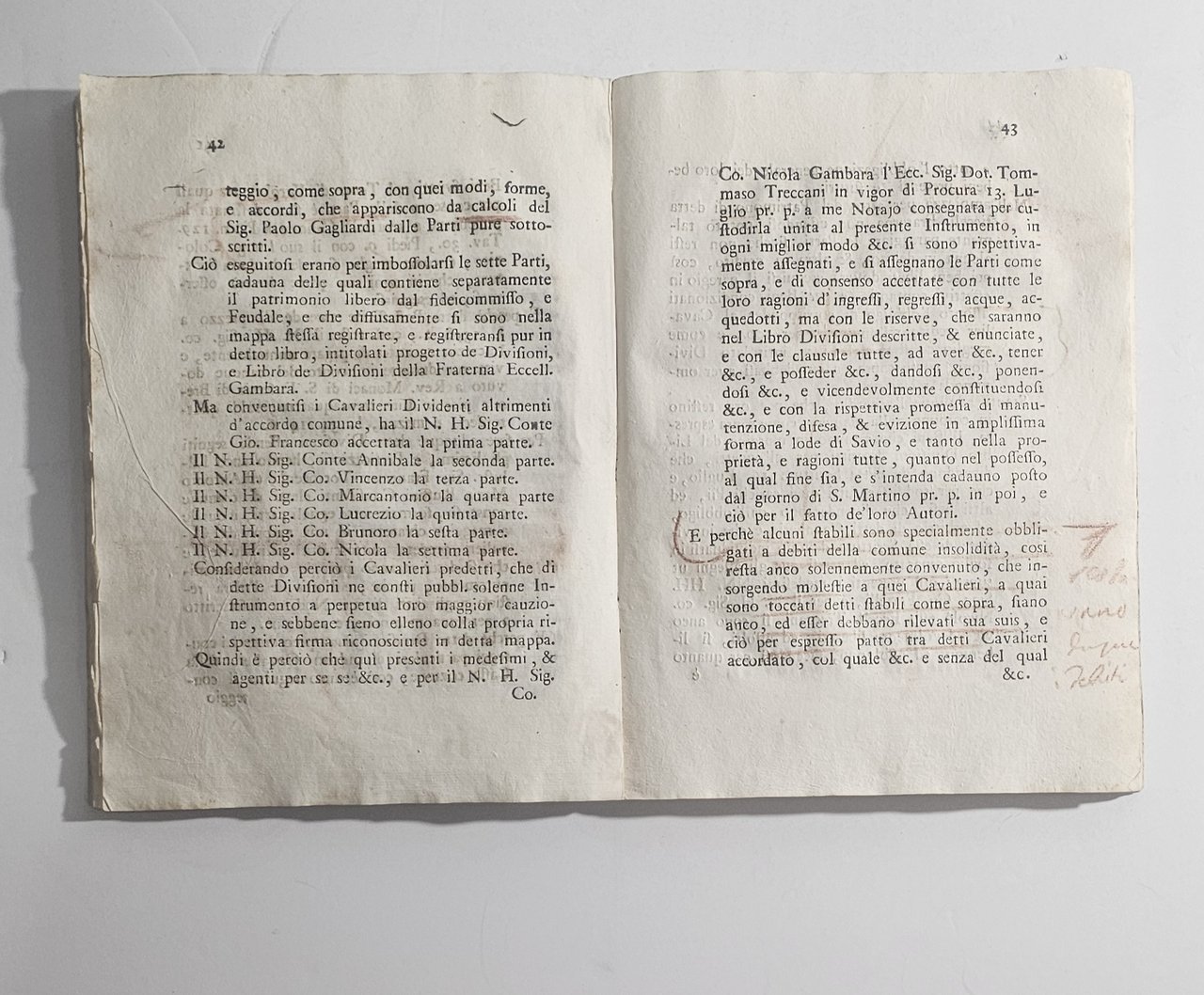 Stampa cittadino Vincenzo Gambara et M Q.I. contro le cittadine … | Immagine principale
