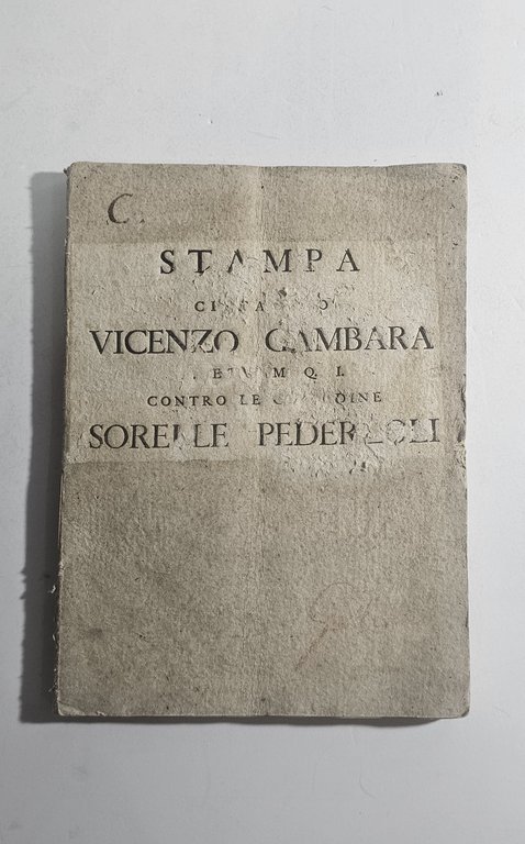 Stampa cittadino Vincenzo Gambara et M Q.I. contro le cittadine … | Immagine Gallery 5