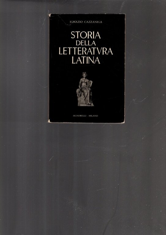 STORIA DELLA LETTERATURA LATINA
