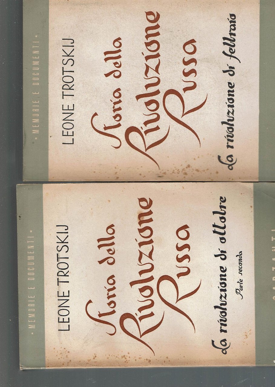 STORIA DELLA RIVOLUZIONE RUSSA (2 VOL)