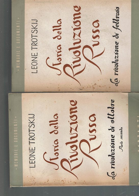 STORIA DELLA RIVOLUZIONE RUSSA (2 VOL)