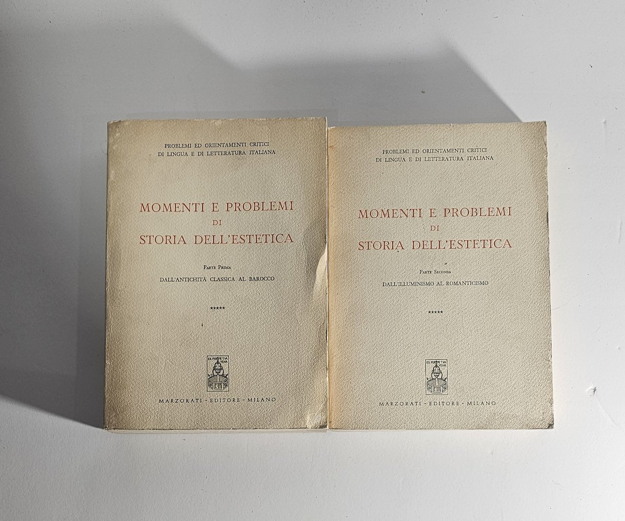 Storia Estetica Momenti Problemi 2 Volumi Marzorati Filosofia | Immagine principale
