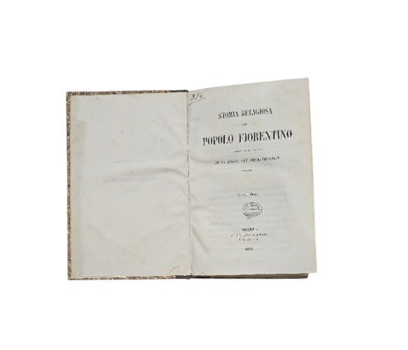 Storia religiosa del popolo fiorentino, dai primi tempi fino a …