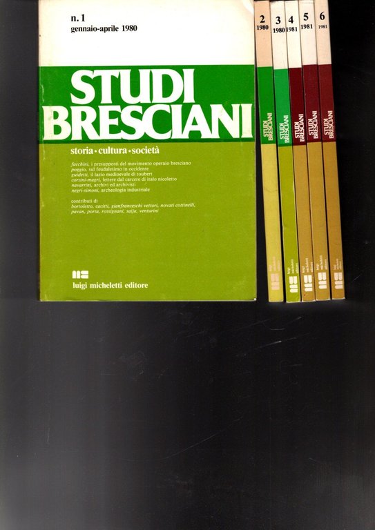 STUDI BRESCIA 6 VOL. 80/81