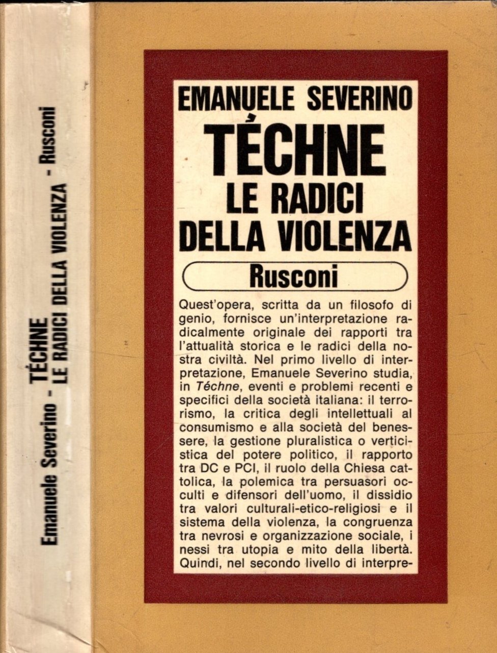 TECHNE LE RADICI DELLA VIOLENZA