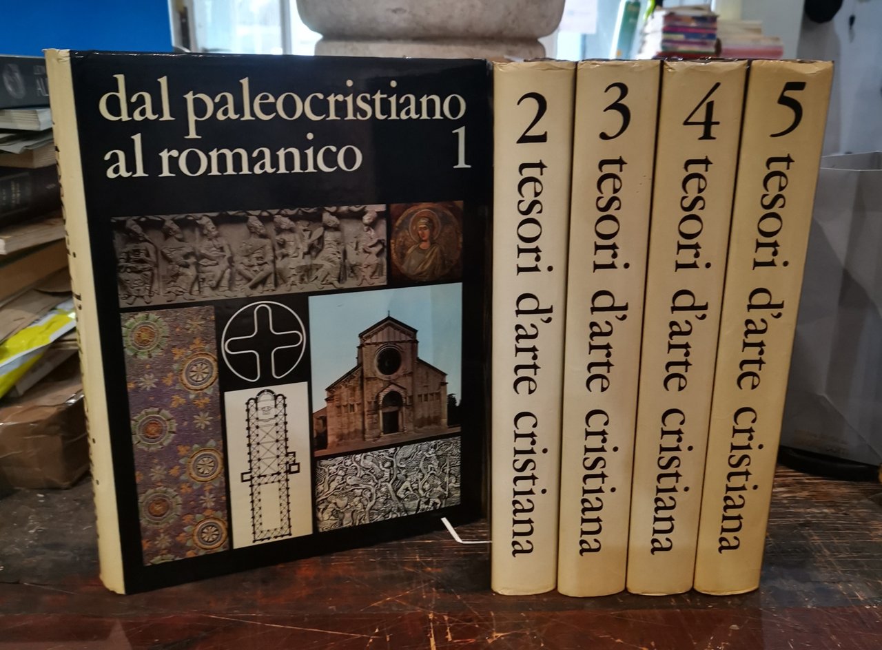 Tesori d'arte cristiana. 5 volumi - Edizione Officine grafiche Poligrafici …