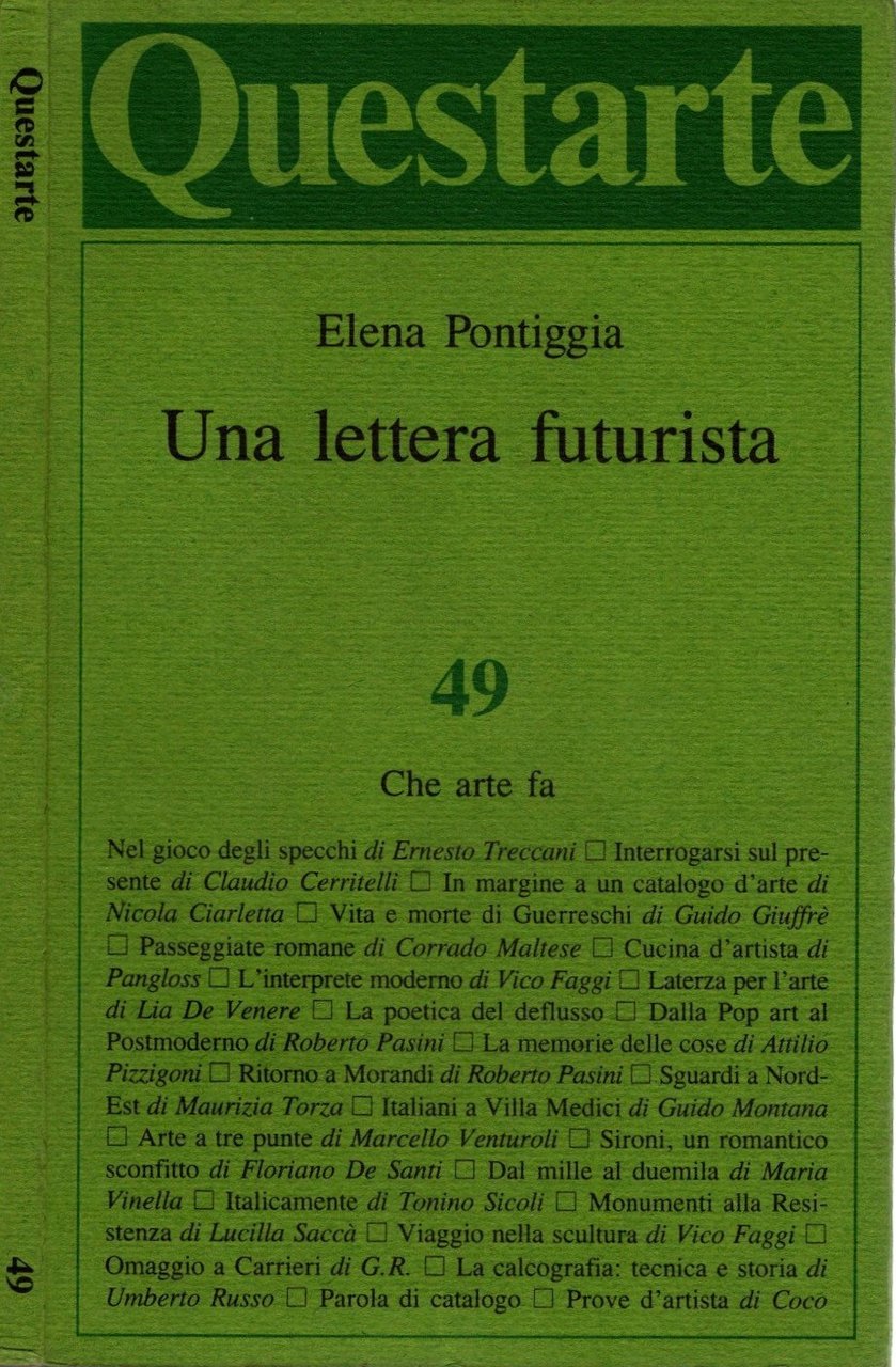 Una lettera futurista